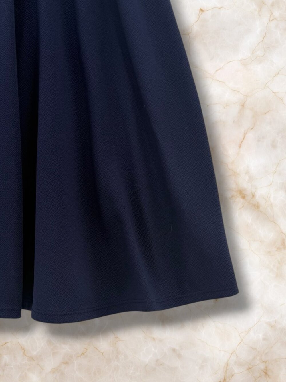 Francesca's Blue‎ Scalloped Mini Dress - Picture 5 of 7